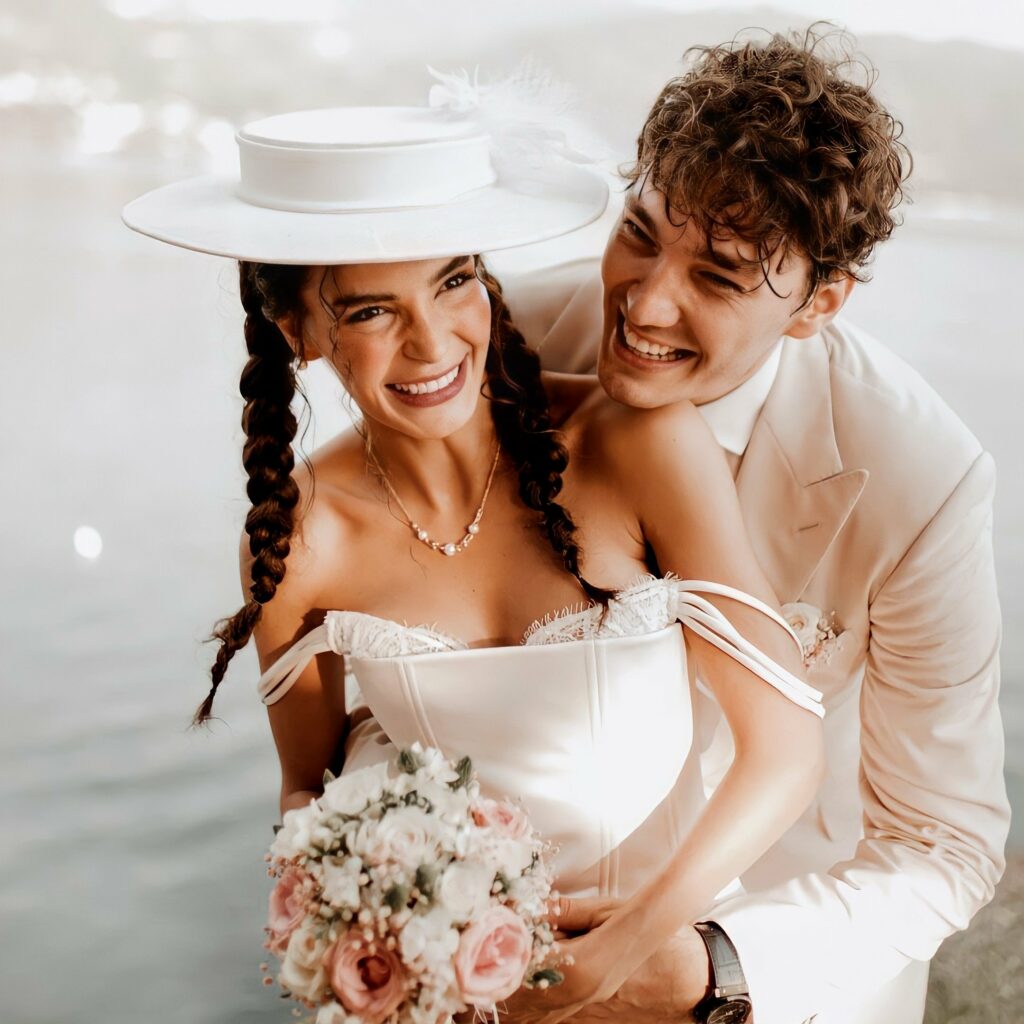 New Photos from the wedding of Ebru Şahin and Cedi Osman were shared